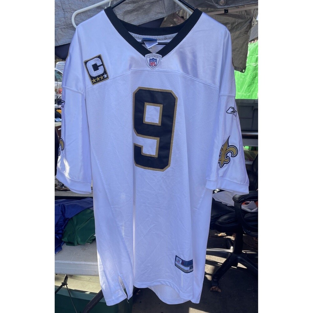 New Orleans Saints Drew Brees #9 Nike Men's Gold NFL Inverted Legend Jersey
